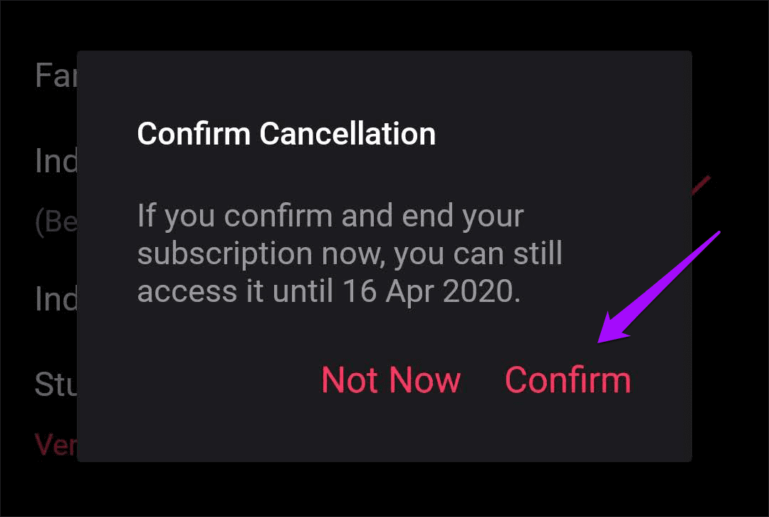 Отписаться от Apple Music 15