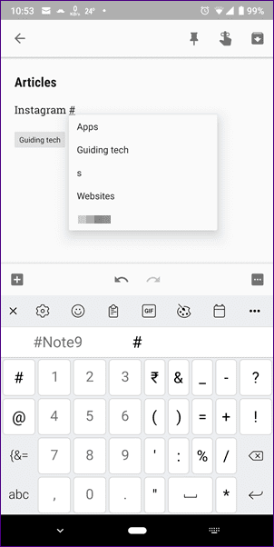 Организация заметок Google Keep 4