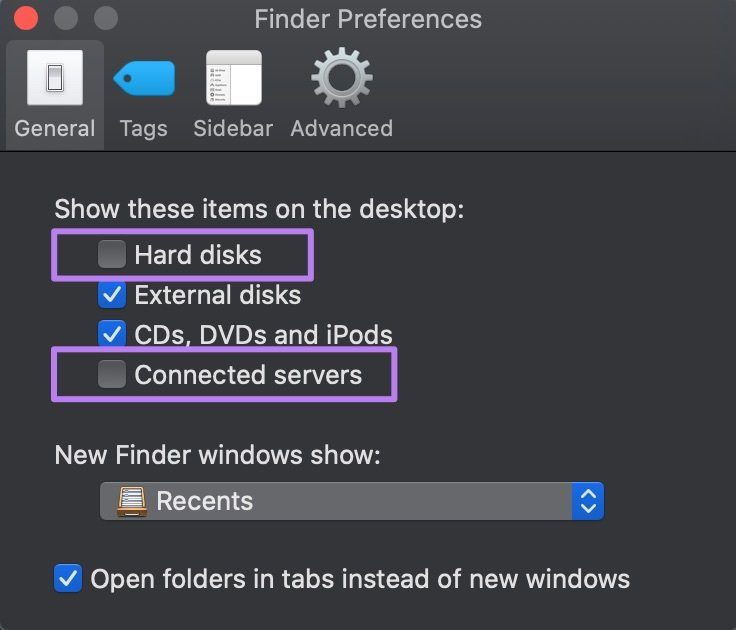 Исправить отсутствующие значки на рабочем столе Mac, которые не отображаются 13