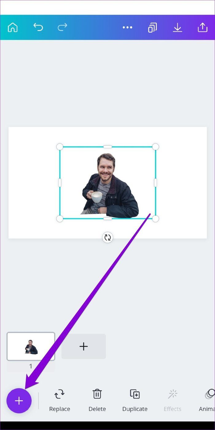 Параметры редактирования в Canva