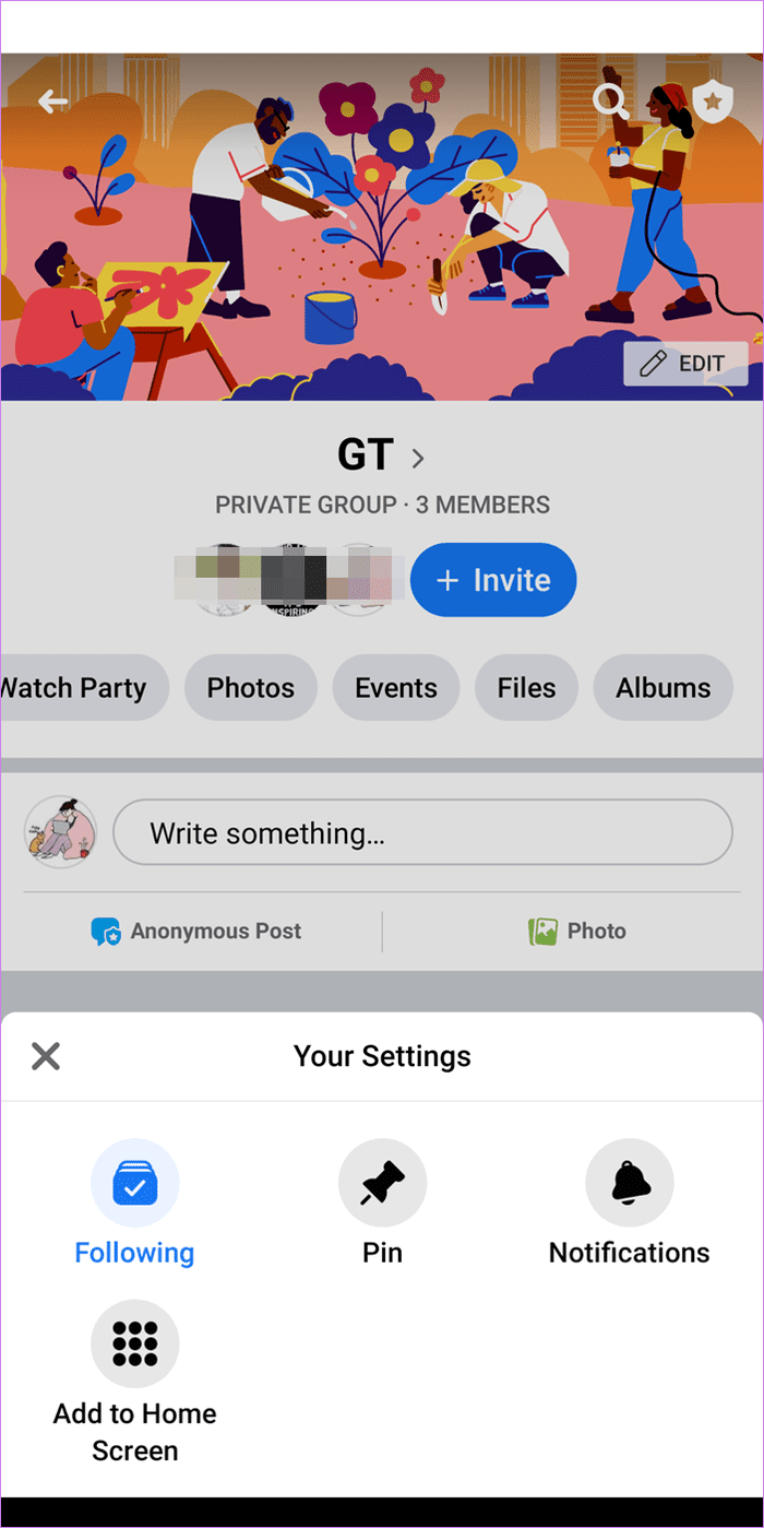 Как изменить настройки группы facebook 11