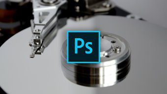 Очистить рабочий диск Photoshop