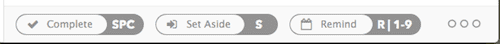 Mail Pilot Actions внизу