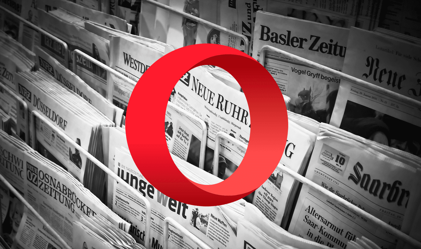 Opera удаляет новости и другие отвлекающие факторы