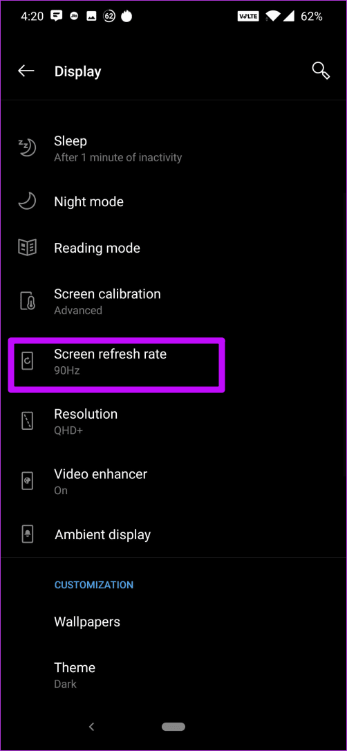 7 лучших способов сэкономить заряд батареи на Oneplus 7 Pro 11