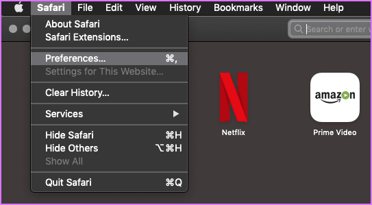 Шаг 1 Сброс Safari Mac O