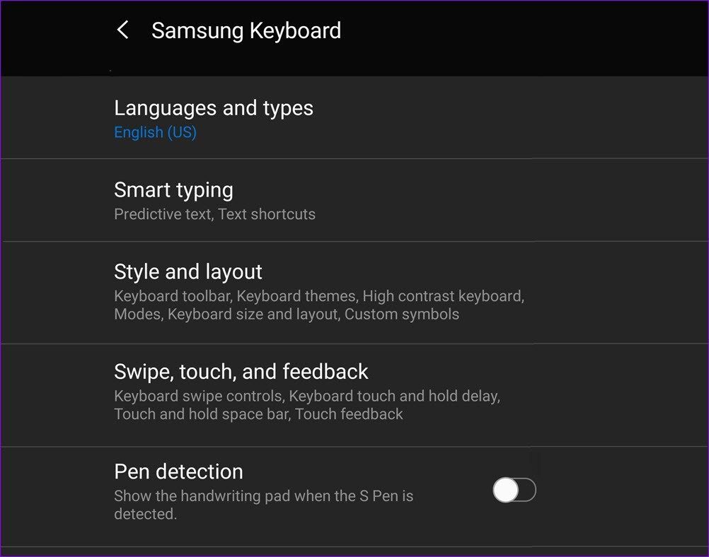 Клавиатура Samsung