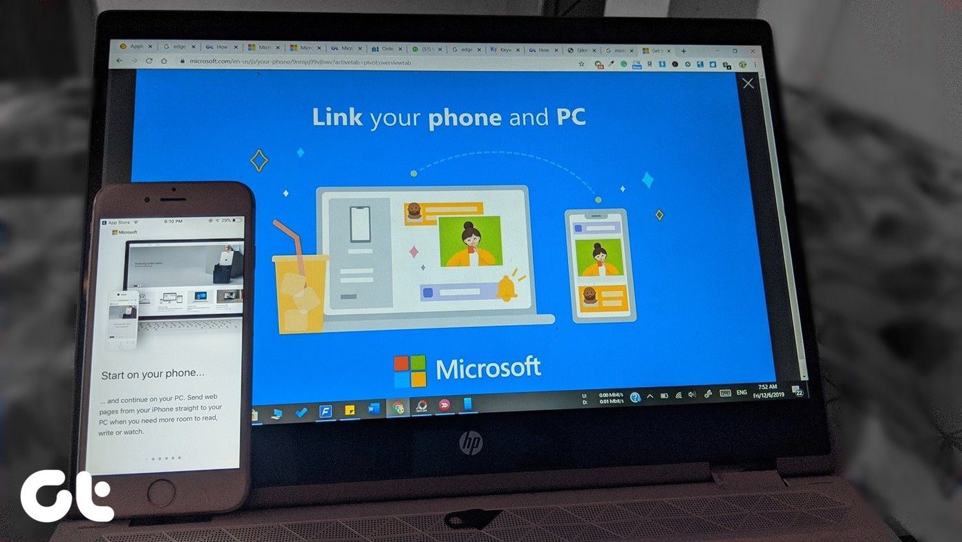 Свяжите Iphone с приложением Microsoft Your Phone Fi