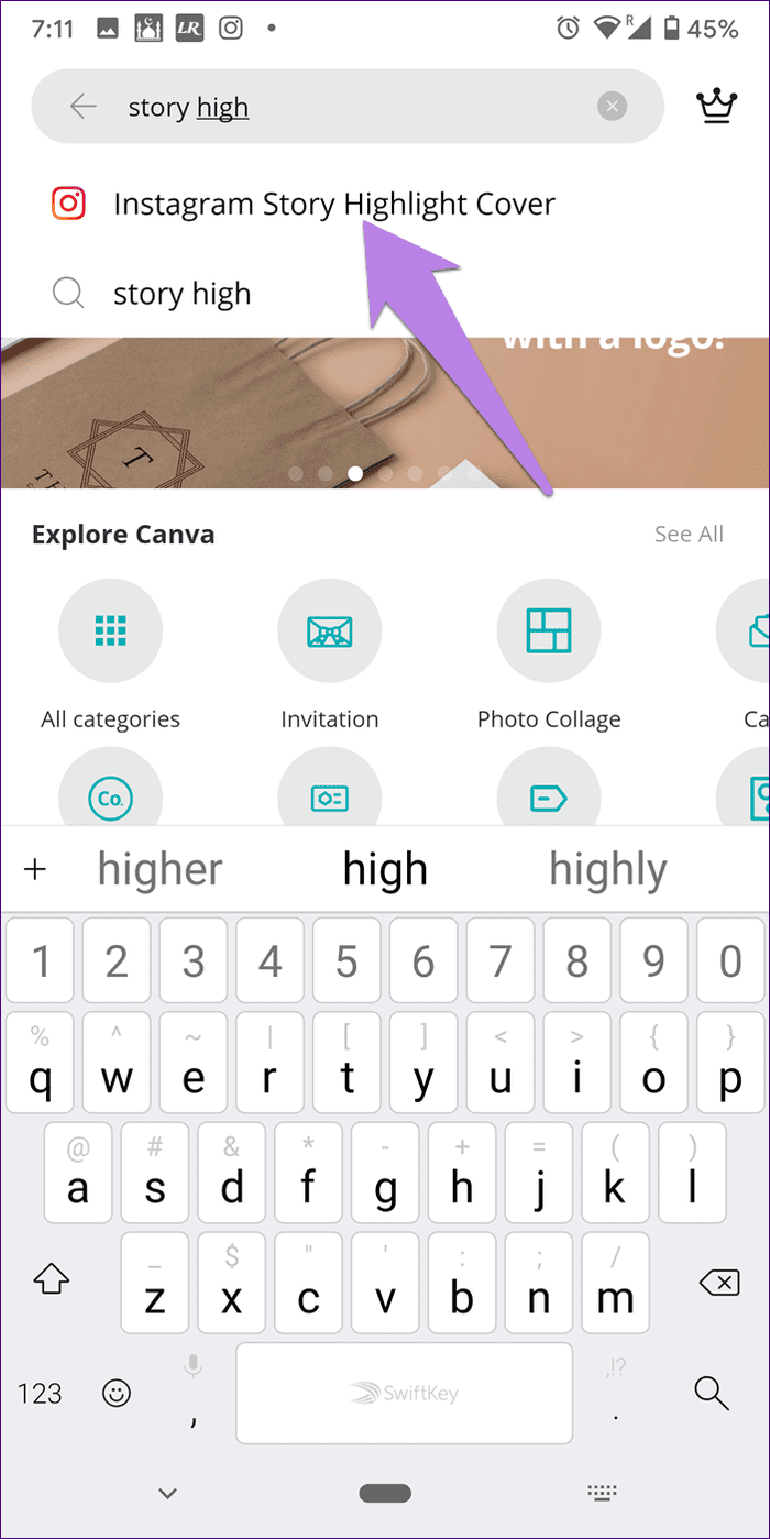 Создайте обложку для ярких моментов в Instagram с помощью canva 19
