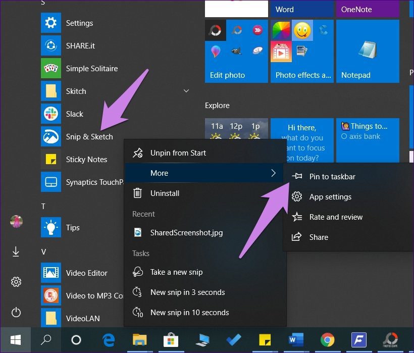 Скриншот планшета Hp X360 10