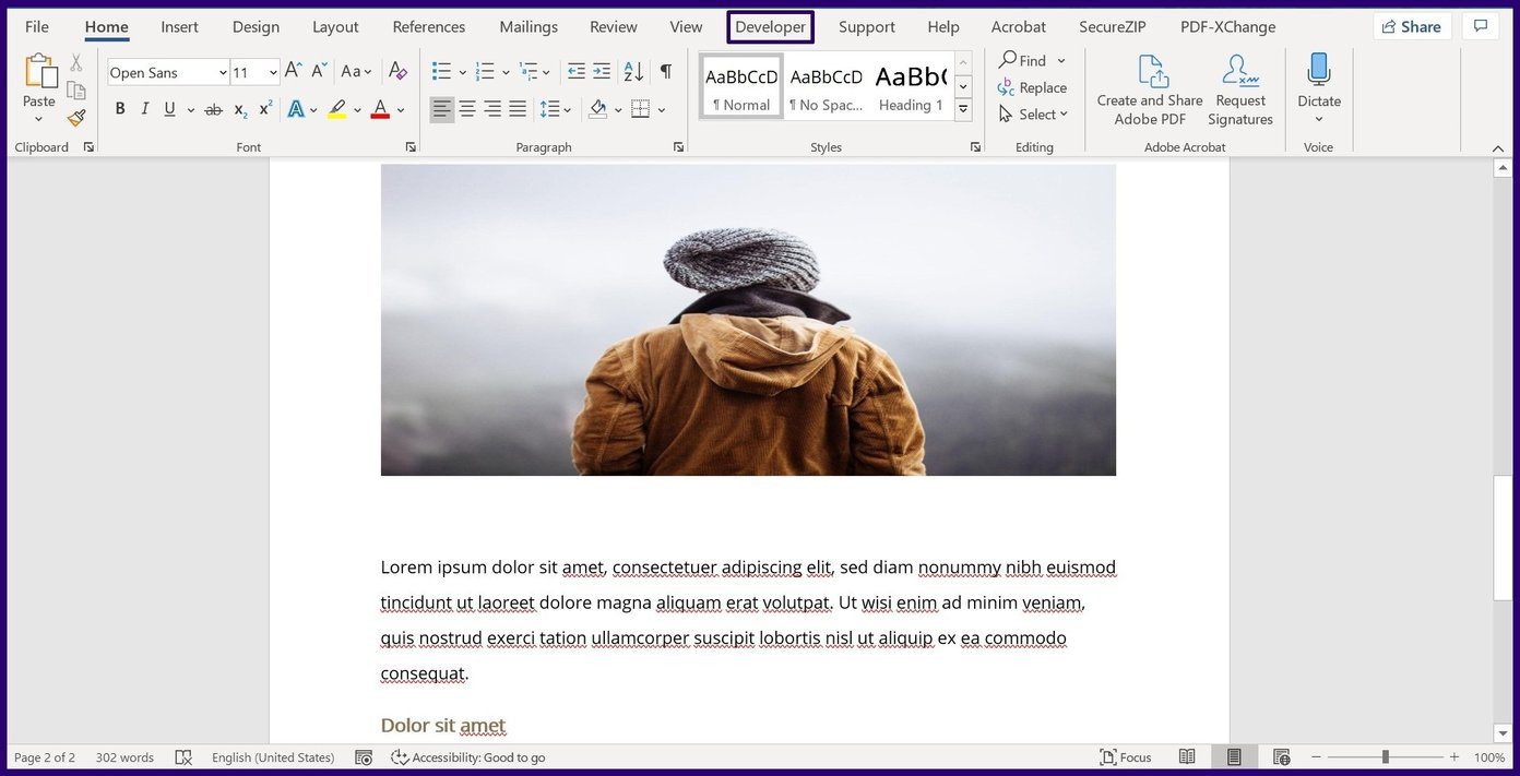 Как заблокировать изображение в Microsoft Word Шаг 5