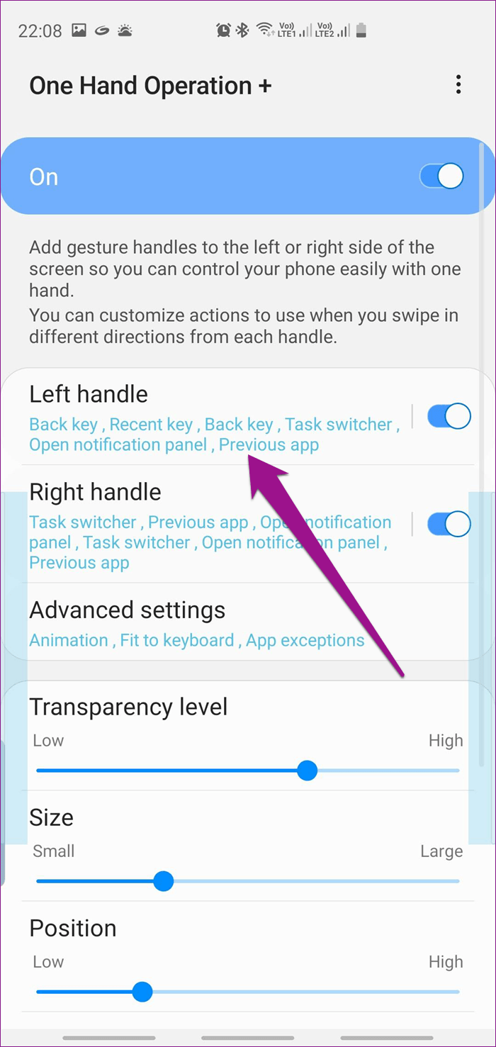 Лучшие трюки в режиме одной руки для Galaxy S10 S10 Plus 5