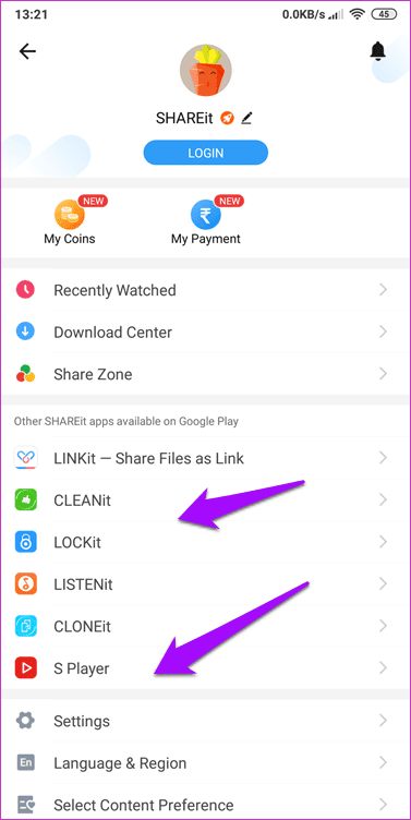 Сравнение Feem и Shareit 4