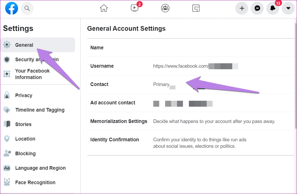 Как найти адрес электронной почты в facebook 20