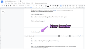 Другой верхний колонтитул Google Docs 4
