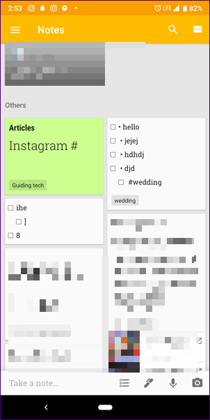 Организуйте заметки Google Keep 5