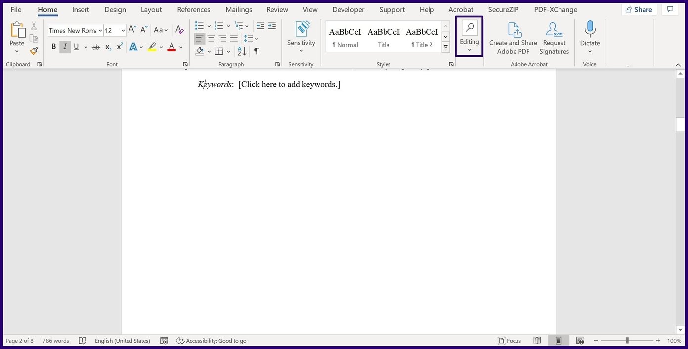 Как использовать поиск и замену в Microsoft Word, шаг 8