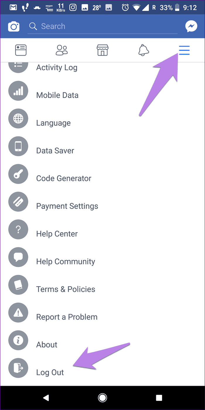 Передача из Instagram в Facebook не работает 22