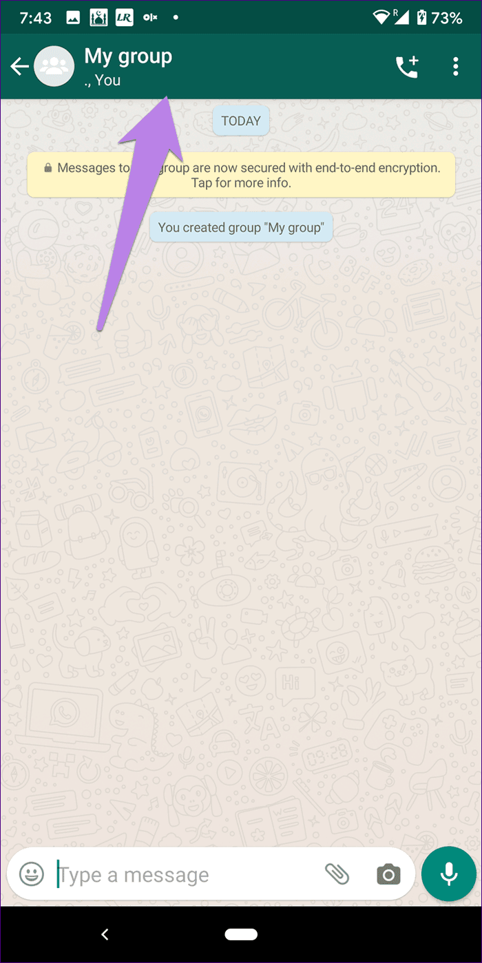 Создайте группу WhatsApp с собой на Iphone Android 6