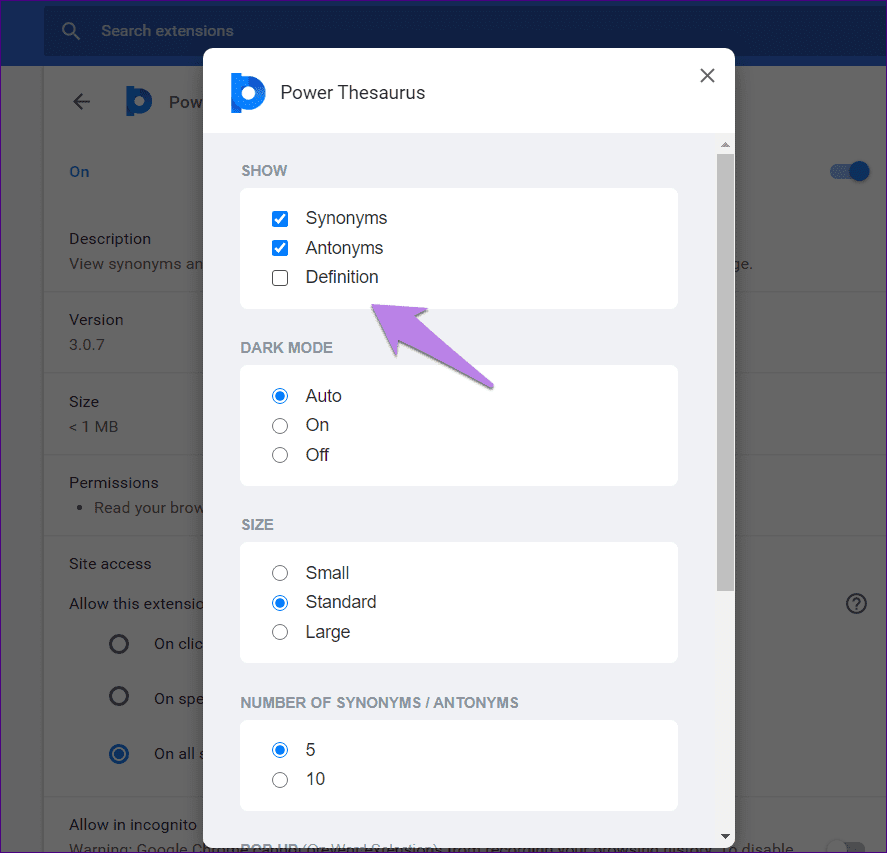 Лучшие расширения словаря Chrome 12