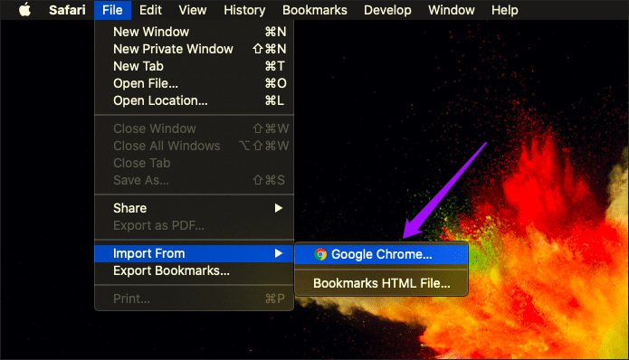Синхронизируйте пароли Chrome с Safari Mac 1