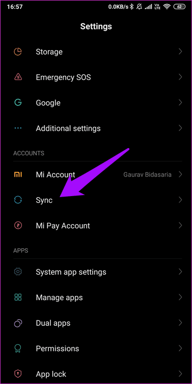 Исправить Gmail, ожидающий ошибки синхронизации 2