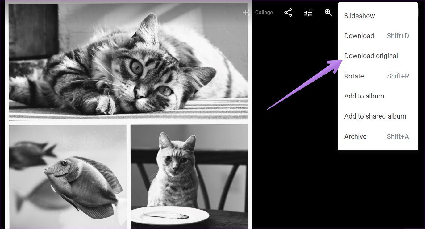 Создание коллажа в Google Photos для мобильных устройств и компьютеров 7
