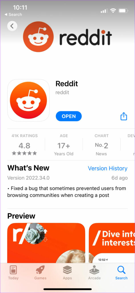 Установить реддит