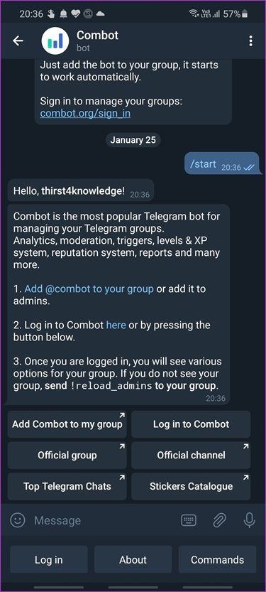Лучшие боты Telegram для групп 3