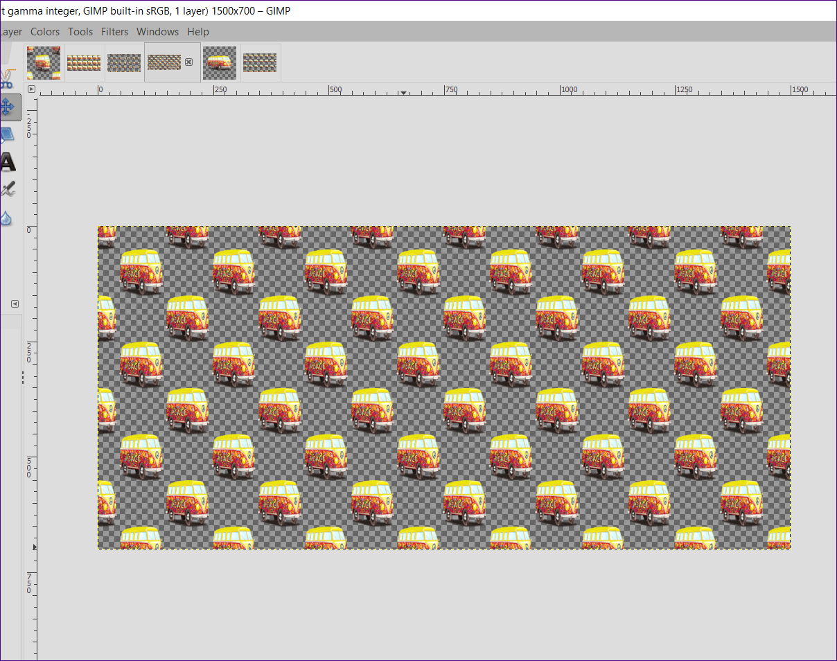 Плитка изображения Gimp 15