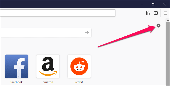 Удалить лучшие сайты и основные моменты Firefox 3