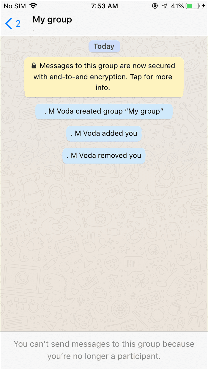 Создайте группу WhatsApp с собой на Iphone Android 9