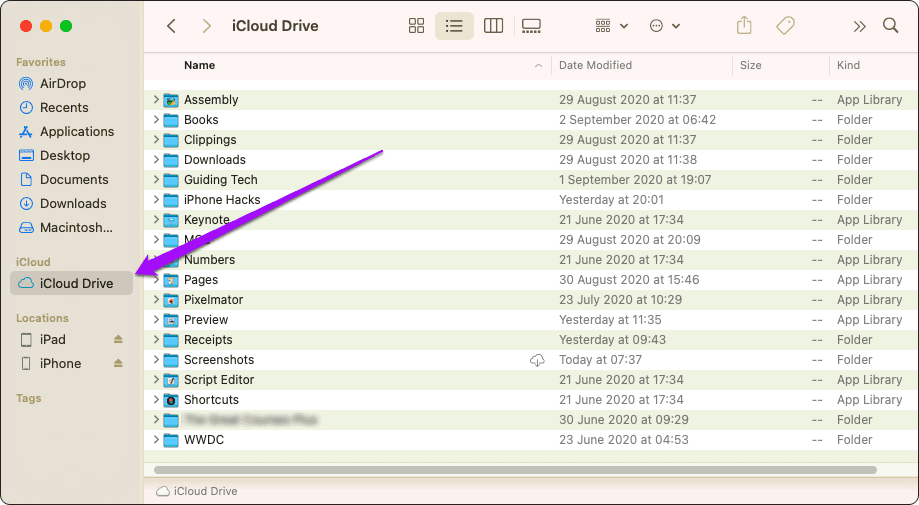 Mac освобождает хранилище iCloud 4