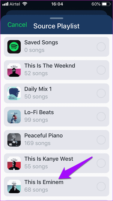 Перенос плейлиста из Spotify в Apple Music 18