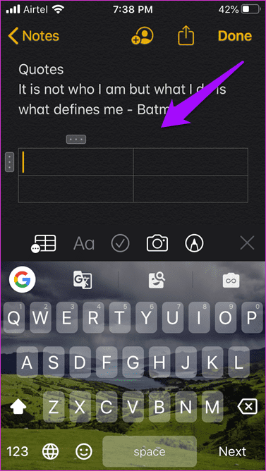 Ноутбук Zoho против Apple Notes 16