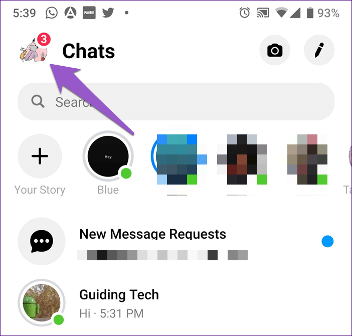 Заблокировать в Facebook Messenger 11