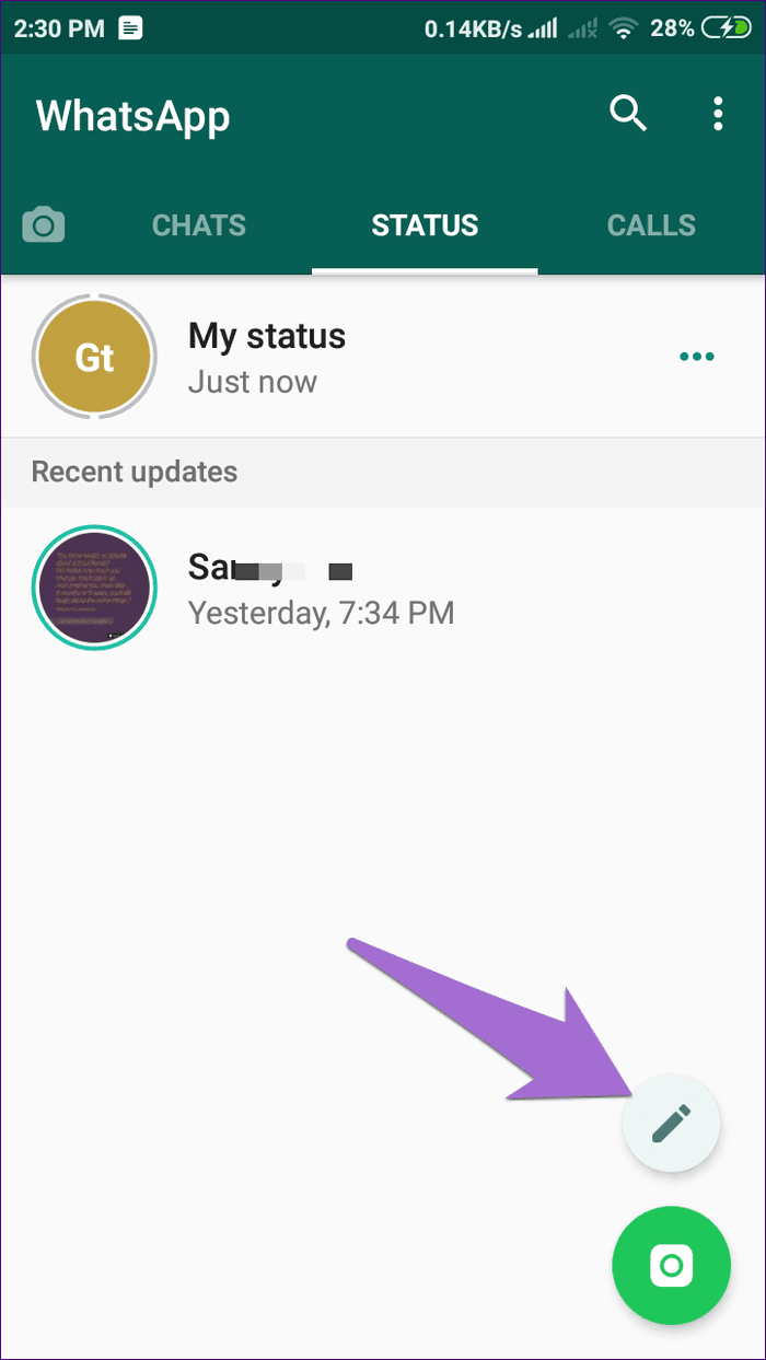 Советы по статусу WhatsApp 1