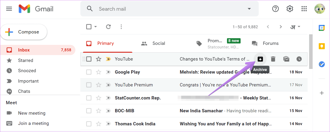 Что такое архив в gmail и как разархивировать почту 1