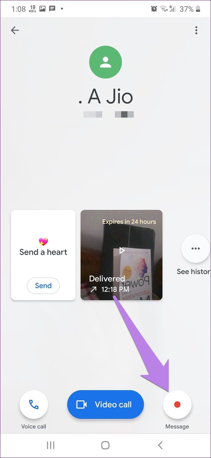 Советы по использованию видеосообщений Google Duo 20