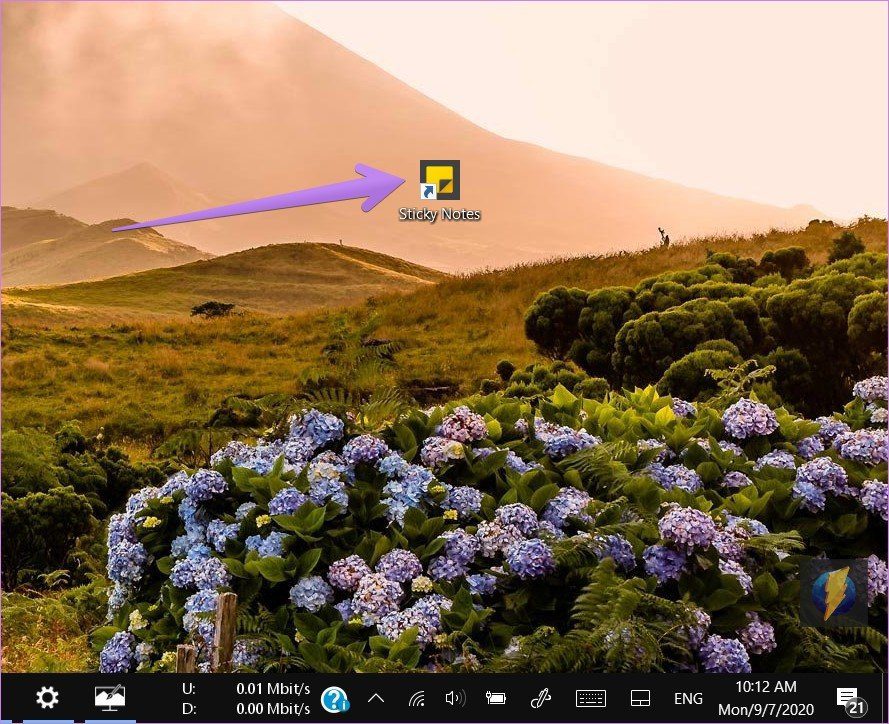 Как поставить ярлык заметок на рабочий стол Windows 4