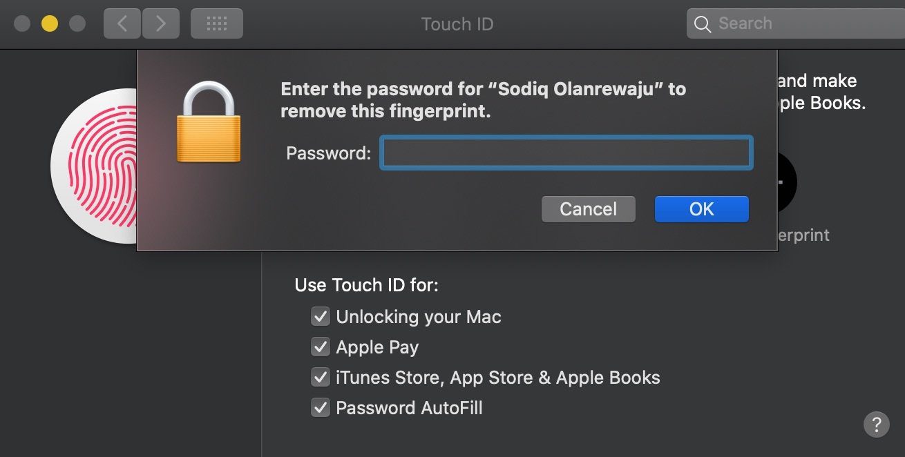 Исправить сенсорный идентификатор не работает macbook 04