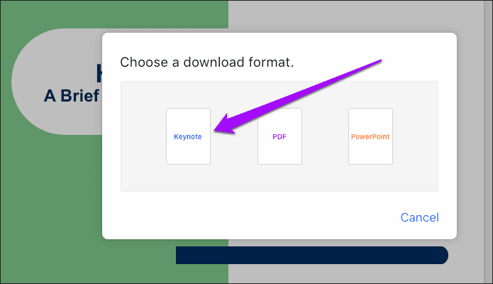 Преобразование презентации Powerpoint в Keynote 7