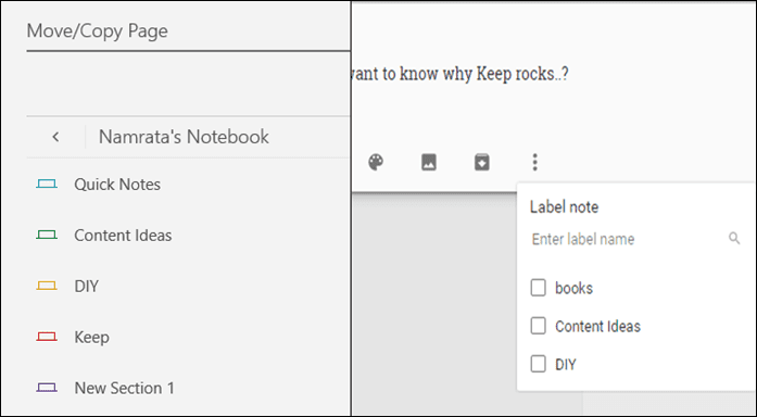 Keep Collab Vs Note Share