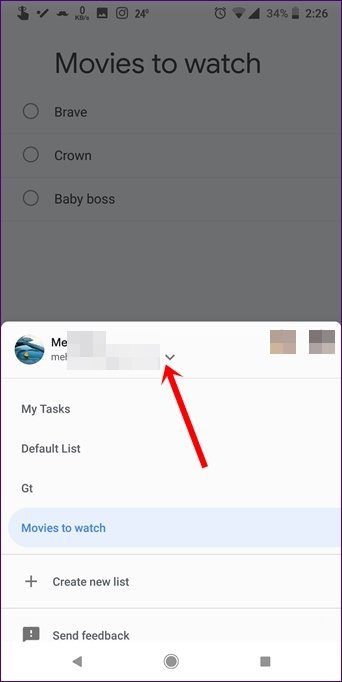 Возможности Google Tasks Подсказки 13