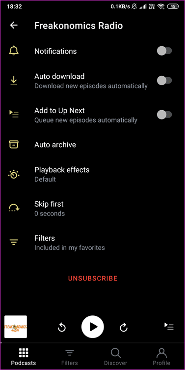 Сравнение Pocket Casts и Castbox 29