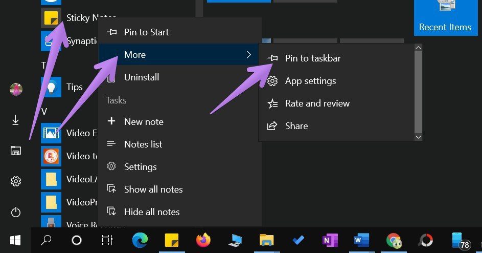 Как поставить ярлык заметок на рабочий стол Windows 9