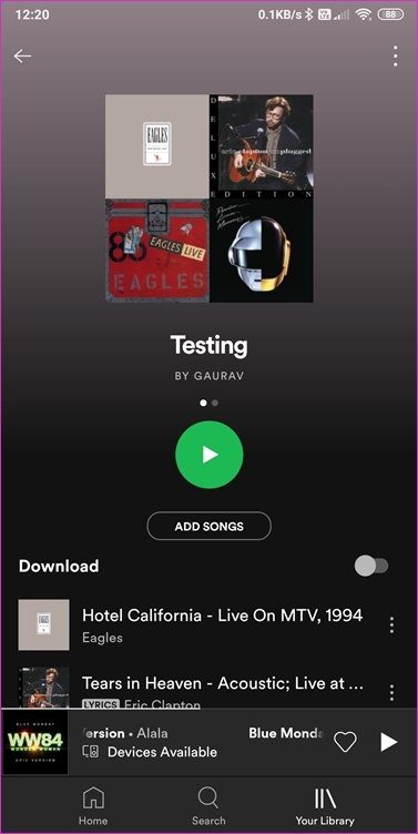 Изменить обложку плейлиста на Spotify 1