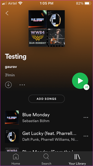 Изменить обложку плейлиста на Spotify 6