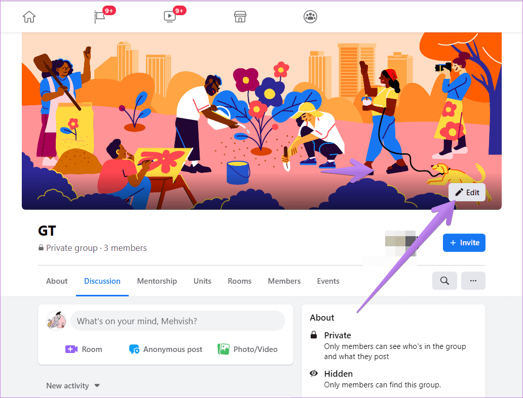 Как изменить настройки группы facebook 6