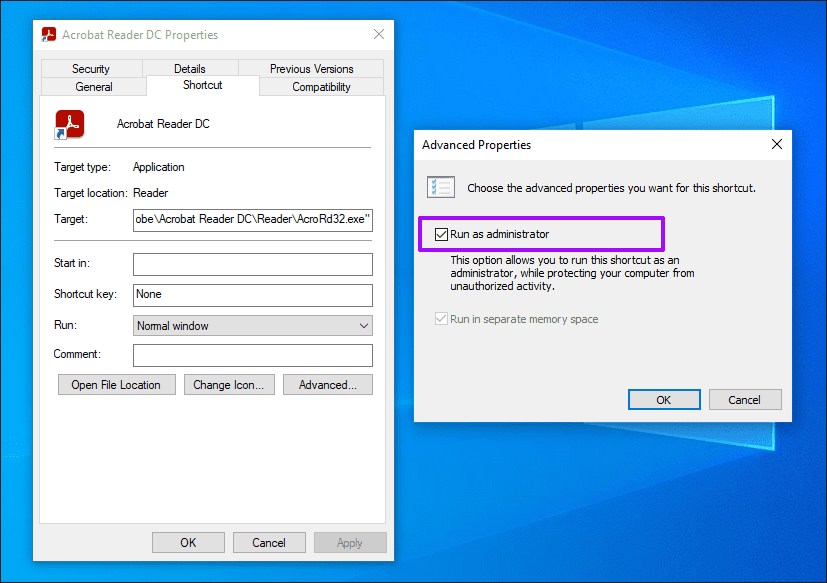 Исправьте Adobe Acrobat Reader DC, не открывая проблему 2